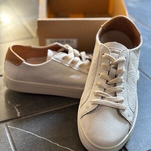 Soludos Women’s Ibiza Leather Classic Lace Up White